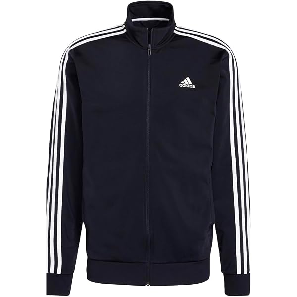 adidas Combat Sports 3 listras 100% poliéster manga longa jaqueta